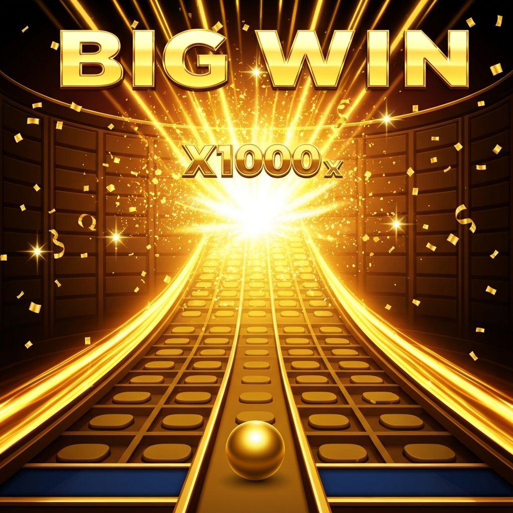 Plinko — победа с множителем x1000